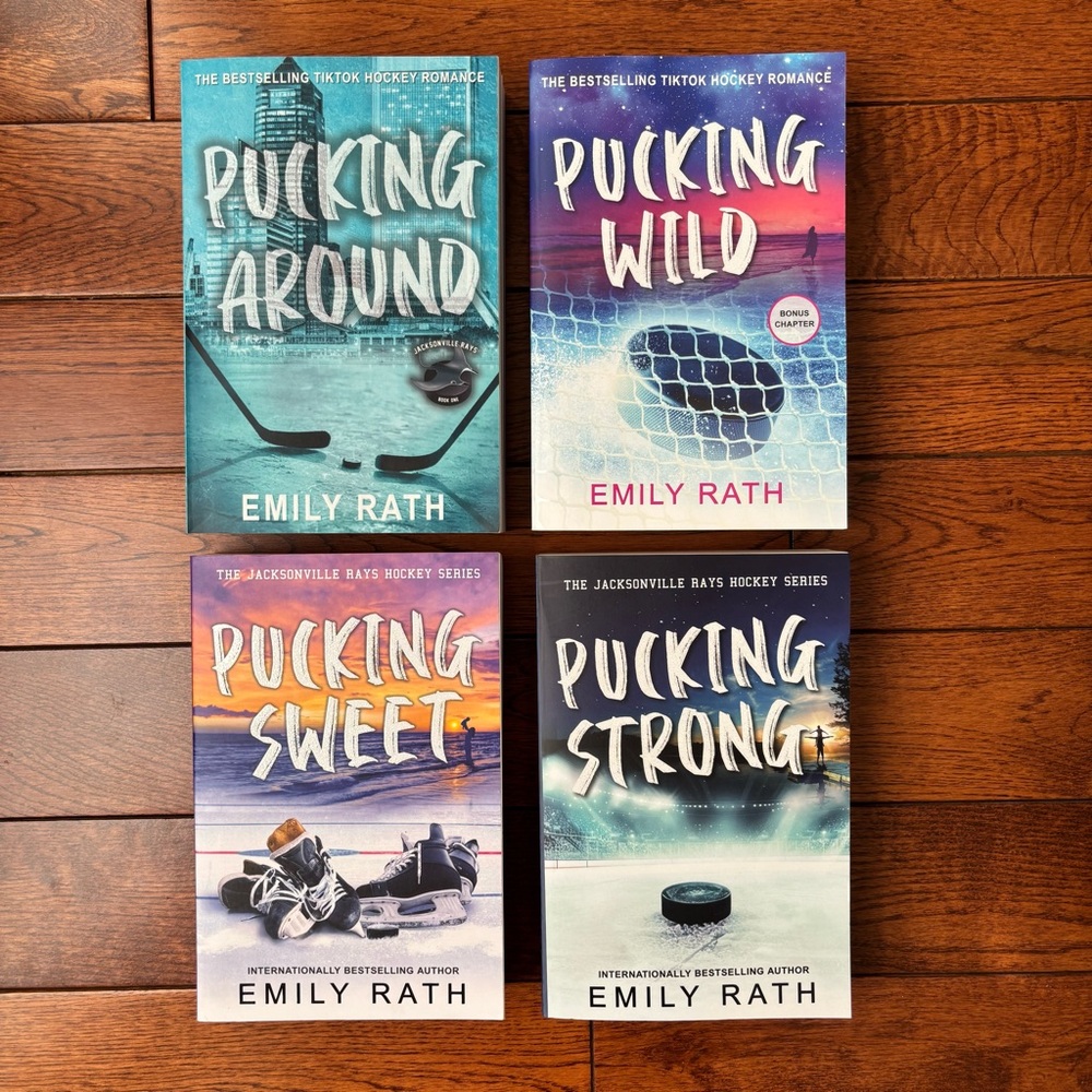 Pucking Around Series (Jacksonville Rays Books 1-4) by Emily Rath - Paperbacks ✨